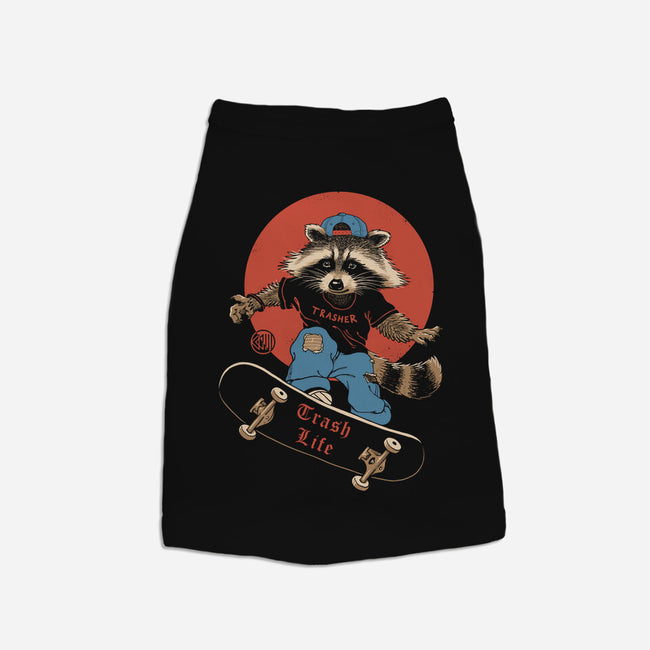 Trasher On Skates-Dog-Basic-Pet Tank-vp021