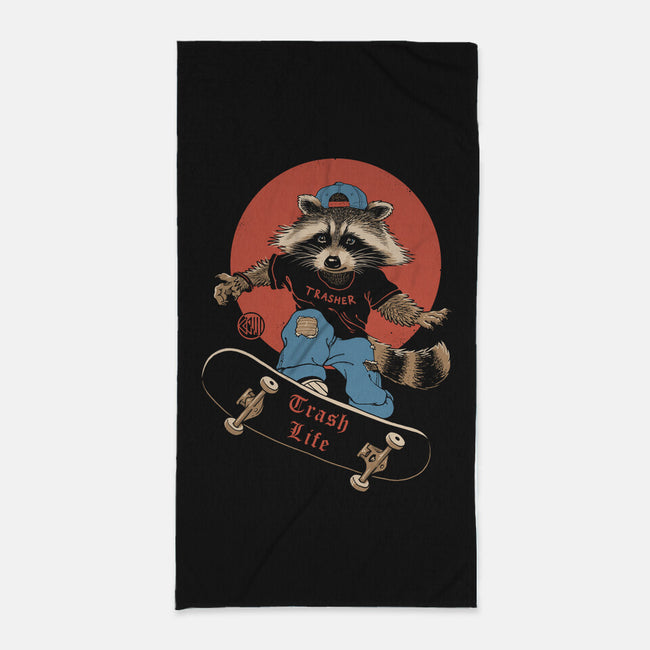 Trasher On Skates-None-Beach-Towel-vp021