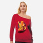 Ultimate Weapon-Womens-Off Shoulder-Sweatshirt-hypertwenty