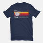 Vintage Hyperdrive Starship-Womens-Basic-Tee-retrodivision