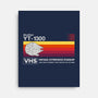 Vintage Hyperdrive Starship-None-Stretched-Canvas-retrodivision