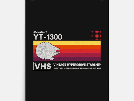 Vintage Hyperdrive Starship