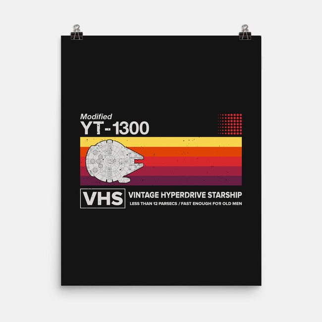 Vintage Hyperdrive Starship-None-Matte-Poster-retrodivision