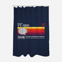 Vintage Hyperdrive Starship-None-Polyester-Shower Curtain-retrodivision