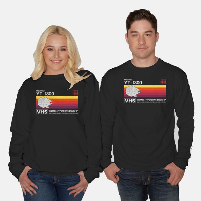 Vintage Hyperdrive Starship-Unisex-Crew Neck-Sweatshirt-retrodivision