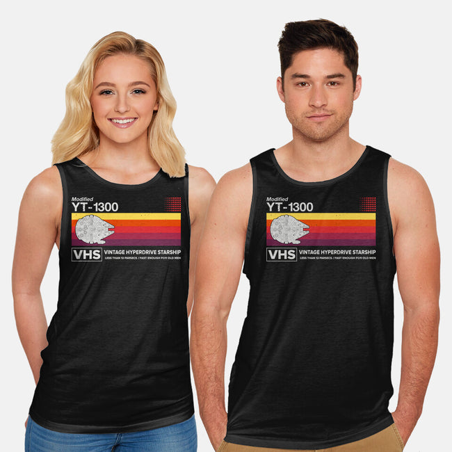 Vintage Hyperdrive Starship-Unisex-Basic-Tank-retrodivision