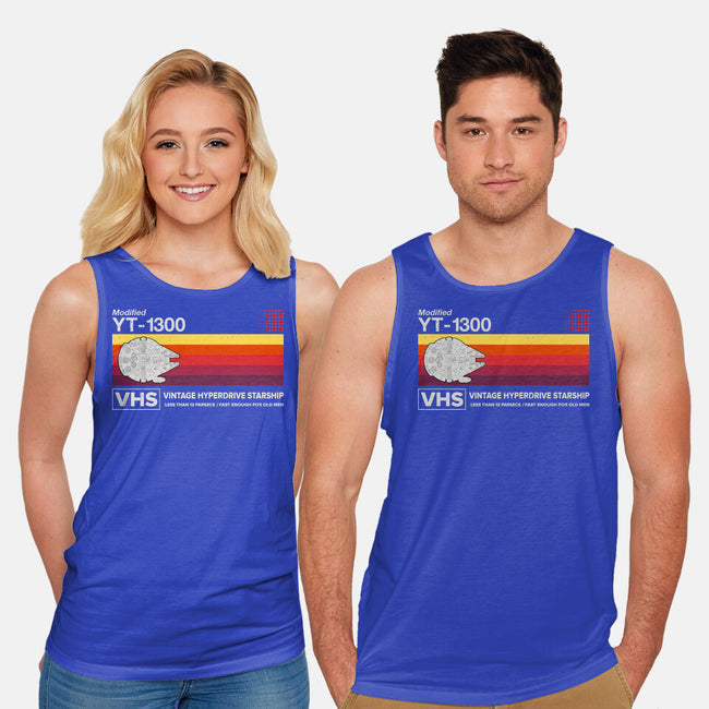 Vintage Hyperdrive Starship-Unisex-Basic-Tank-retrodivision