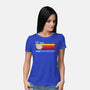 Vintage Hyperdrive Starship-Womens-Basic-Tee-retrodivision