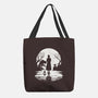 Spooky Moon-None-Basic Tote-Bag-GrayspellHouse