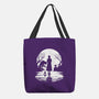 Spooky Moon-None-Basic Tote-Bag-GrayspellHouse