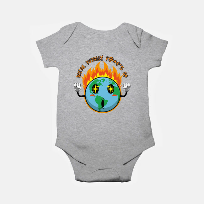 Happy Earth-Baby-Basic-Onesie-Kladenko