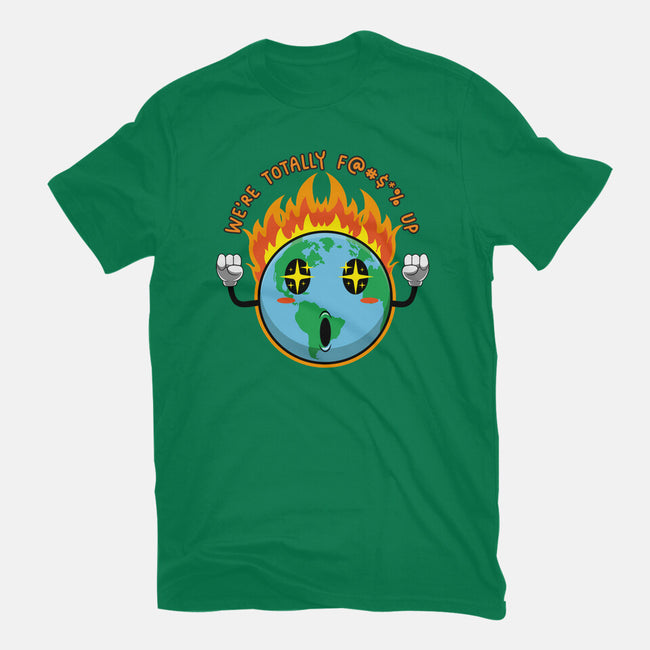 Happy Earth-Unisex-Basic-Tee-Kladenko