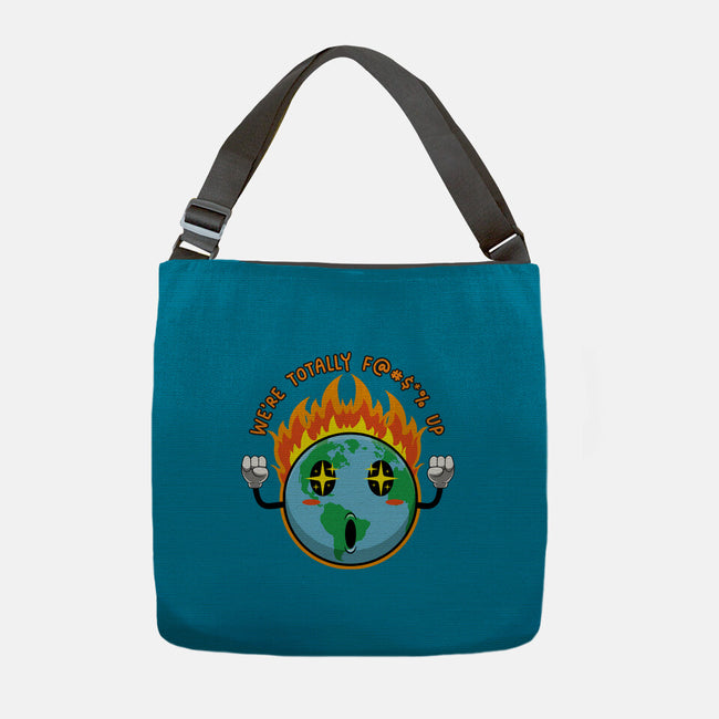 Happy Earth-None-Adjustable Tote-Bag-Kladenko