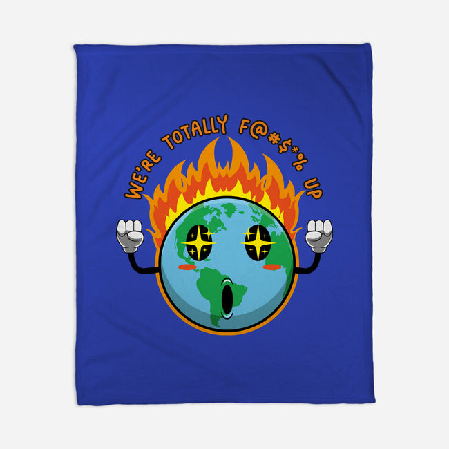 Happy Earth-None-Fleece-Blanket-Kladenko