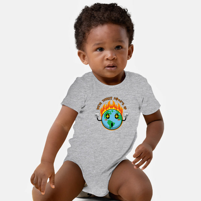 Happy Earth-Baby-Basic-Onesie-Kladenko