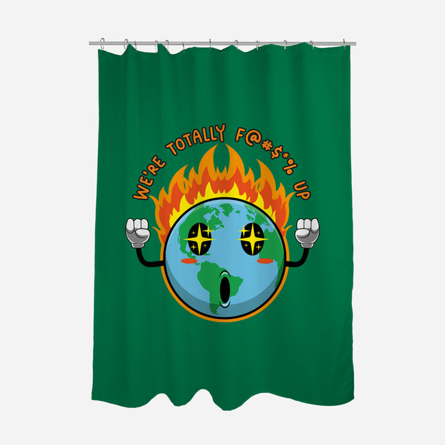 Happy Earth-None-Polyester-Shower Curtain-Kladenko