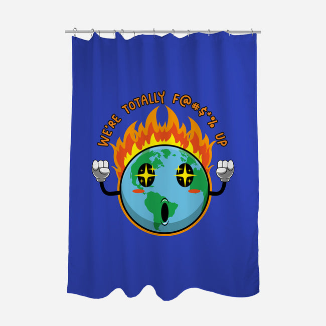 Happy Earth-None-Polyester-Shower Curtain-Kladenko