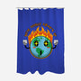 Happy Earth-None-Polyester-Shower Curtain-Kladenko