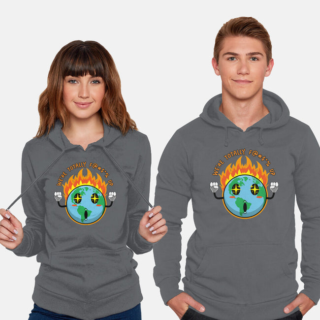 Happy Earth-Unisex-Pullover-Sweatshirt-Kladenko