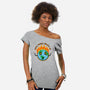 Happy Earth-Womens-Off Shoulder-Tee-Kladenko