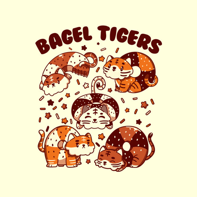 Bagel Tigers-None-Removable Cover-Throw Pillow-tobefonseca