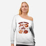 Bagel Tigers-Womens-Off Shoulder-Sweatshirt-tobefonseca