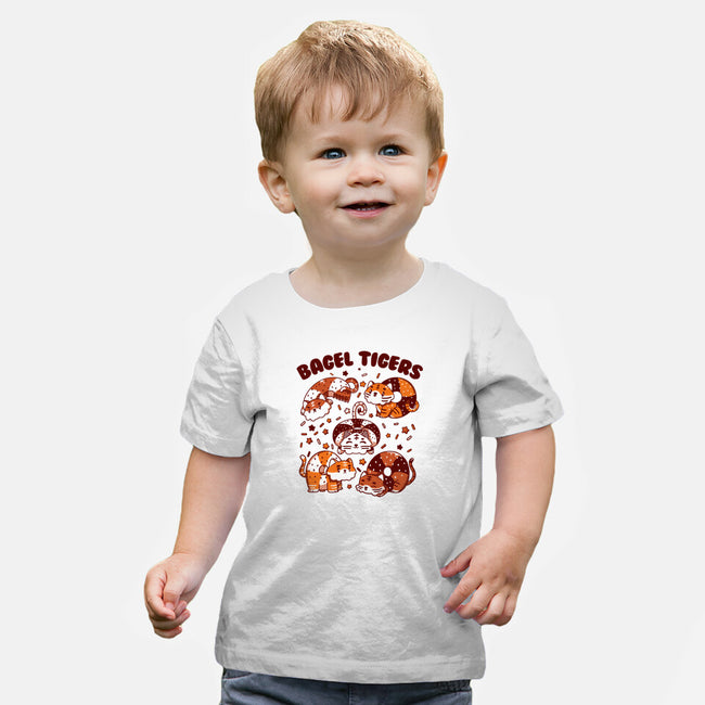 Bagel Tigers-Baby-Basic-Tee-tobefonseca