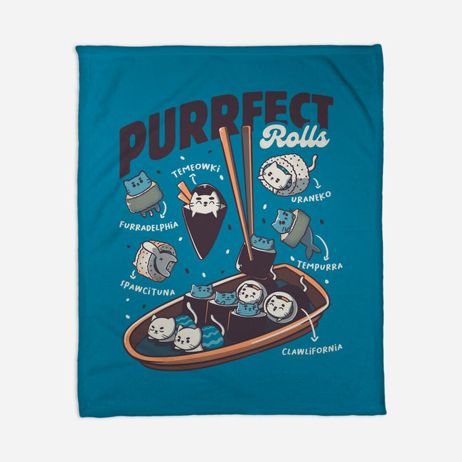 Purrfect Rolls-None-Fleece-Blanket-tobefonseca