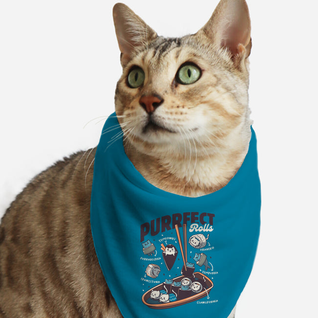 Purrfect Rolls-Cat-Bandana-Pet Collar-tobefonseca