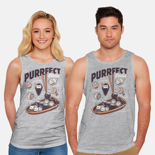 Purrfect Rolls-Unisex-Basic-Tank-tobefonseca