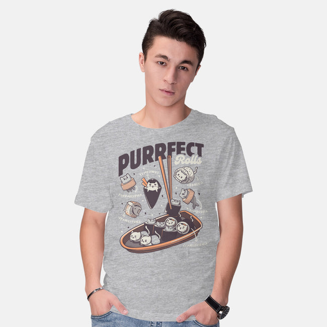 Purrfect Rolls-Mens-Basic-Tee-tobefonseca