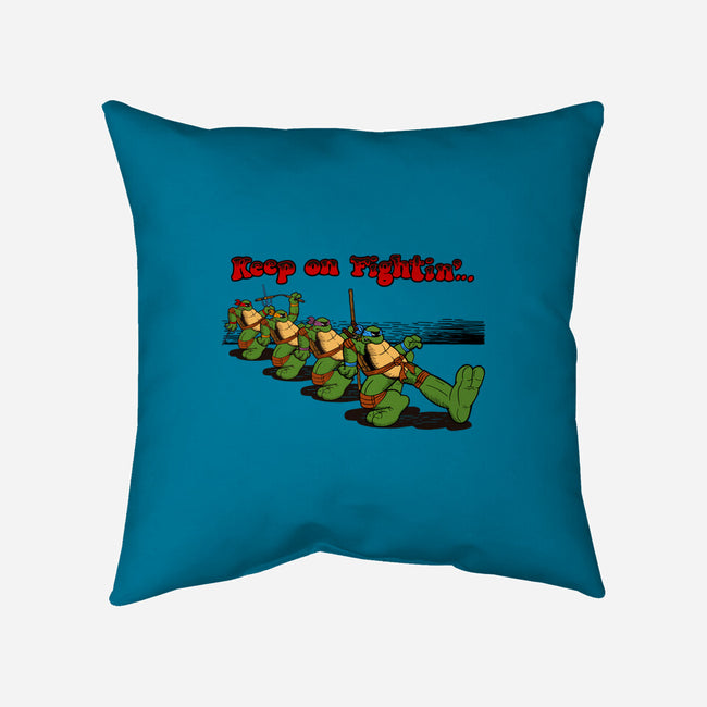 Keep On Fightin-None-Removable Cover-Throw Pillow-JCMaziu