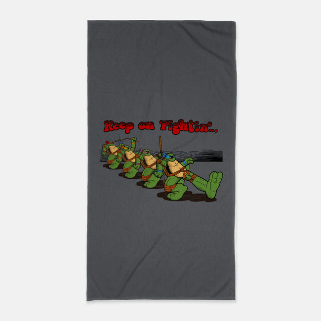 Keep On Fightin-None-Beach-Towel-JCMaziu