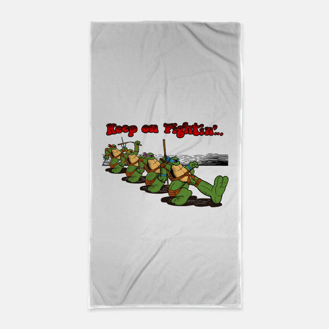 Keep On Fightin-None-Beach-Towel-JCMaziu