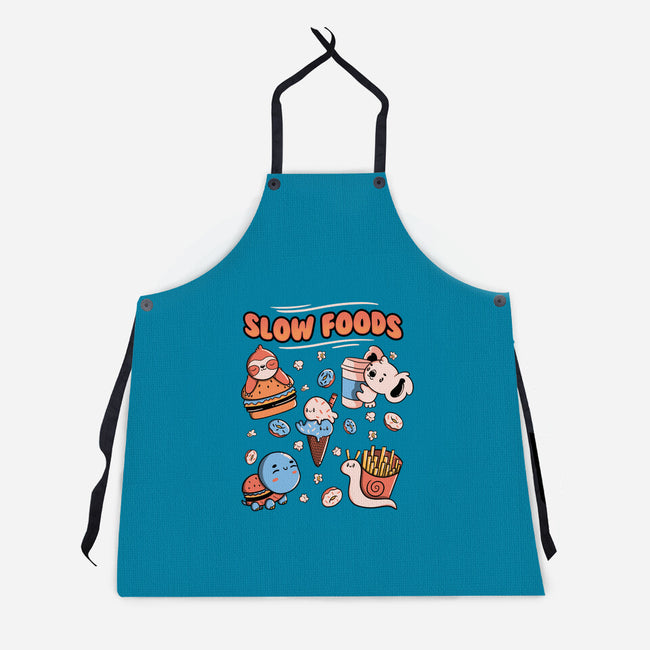 Slow Foods-Unisex-Kitchen-Apron-tobefonseca