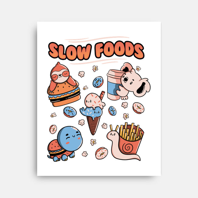 Slow Foods-None-Stretched-Canvas-tobefonseca