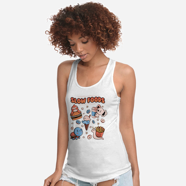 Slow Foods-Womens-Racerback-Tank-tobefonseca