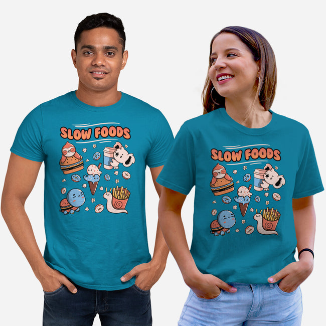 Slow Foods-Unisex-Basic-Tee-tobefonseca