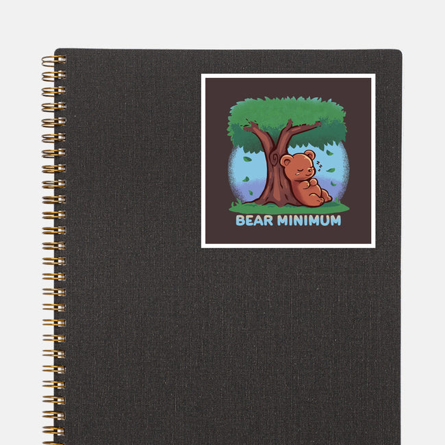 Bear Minimum-None-Glossy-Sticker-TechraNova