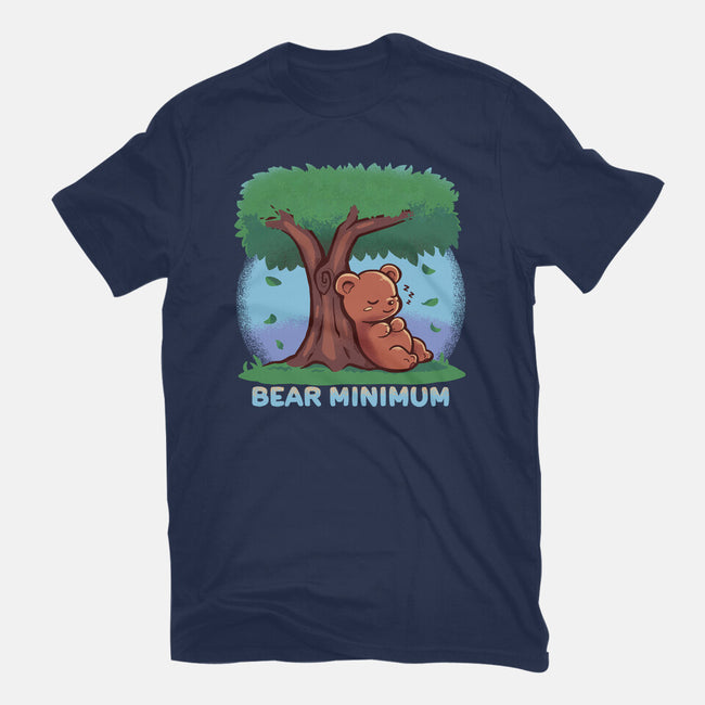 Bear Minimum-Womens-Fitted-Tee-TechraNova