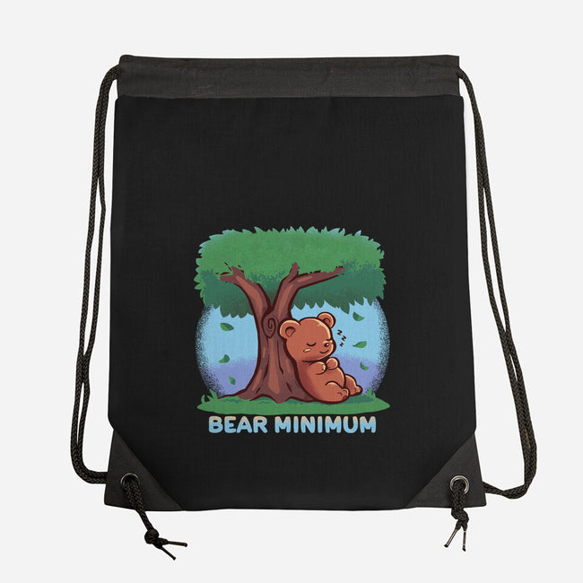 Bear Minimum-None-Drawstring-Bag-TechraNova