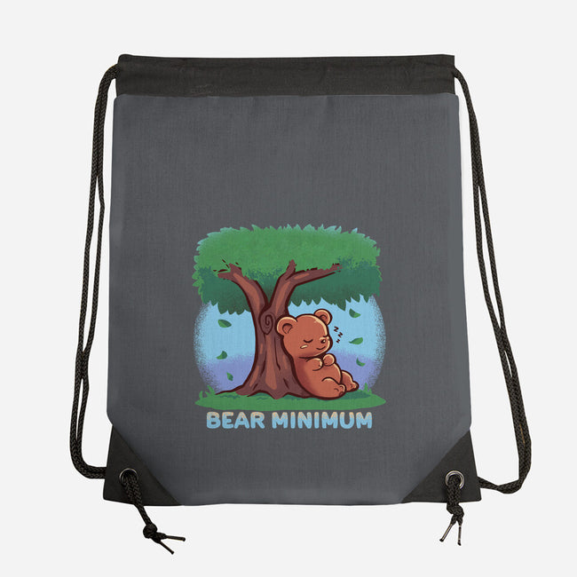 Bear Minimum-None-Drawstring-Bag-TechraNova