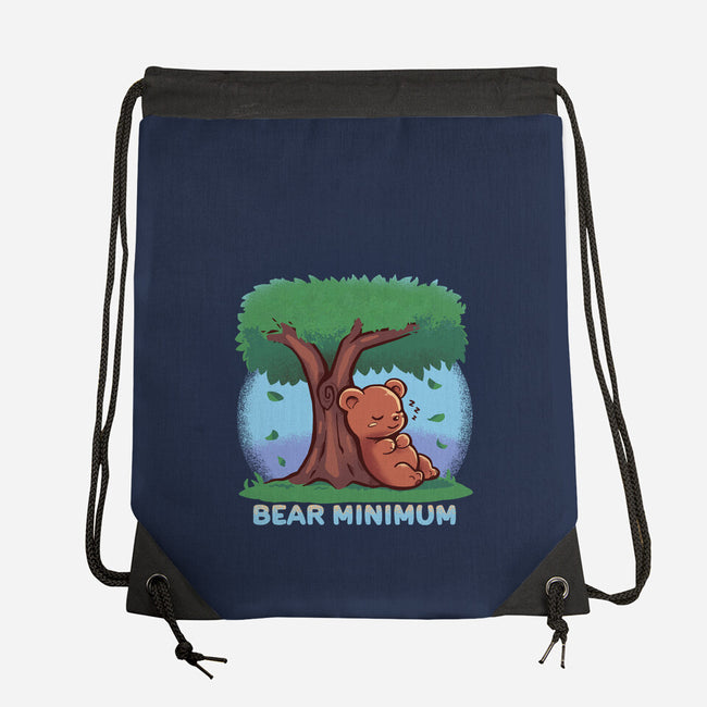 Bear Minimum-None-Drawstring-Bag-TechraNova