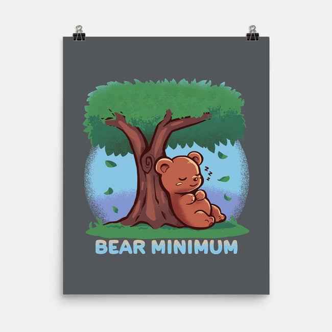 Bear Minimum-None-Matte-Poster-TechraNova