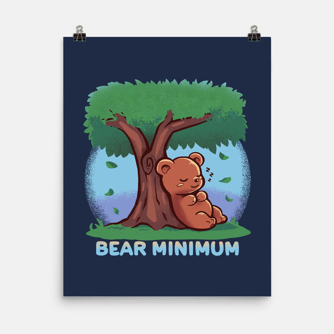 Bear Minimum-None-Matte-Poster-TechraNova