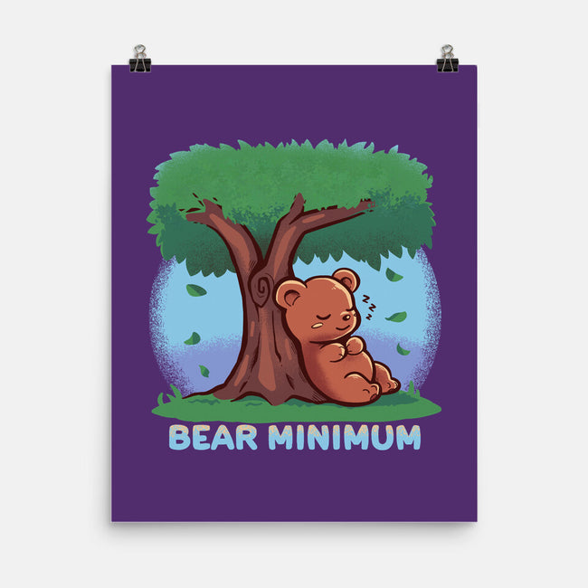 Bear Minimum-None-Matte-Poster-TechraNova