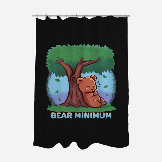 Bear Minimum-None-Polyester-Shower Curtain-TechraNova