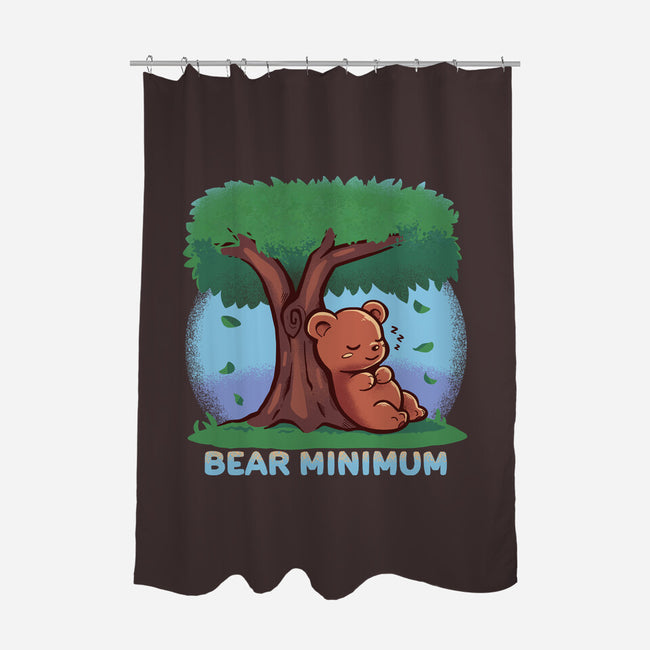 Bear Minimum-None-Polyester-Shower Curtain-TechraNova