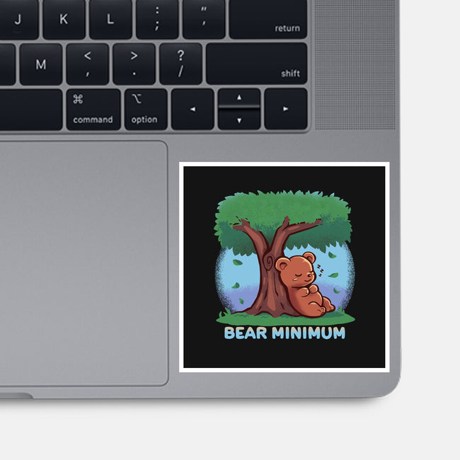 Bear Minimum-None-Glossy-Sticker-TechraNova