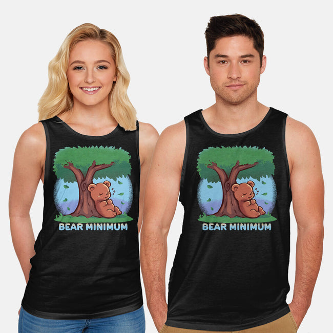 Bear Minimum-Unisex-Basic-Tank-TechraNova